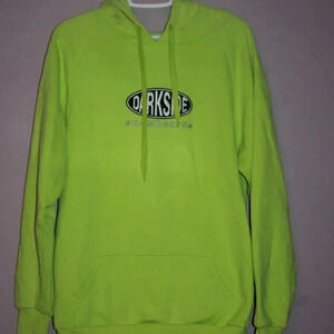 Slime Green Darkside Snowboards Hooded Sweatshirt XS VERMONT SNOWBOARD SHOP